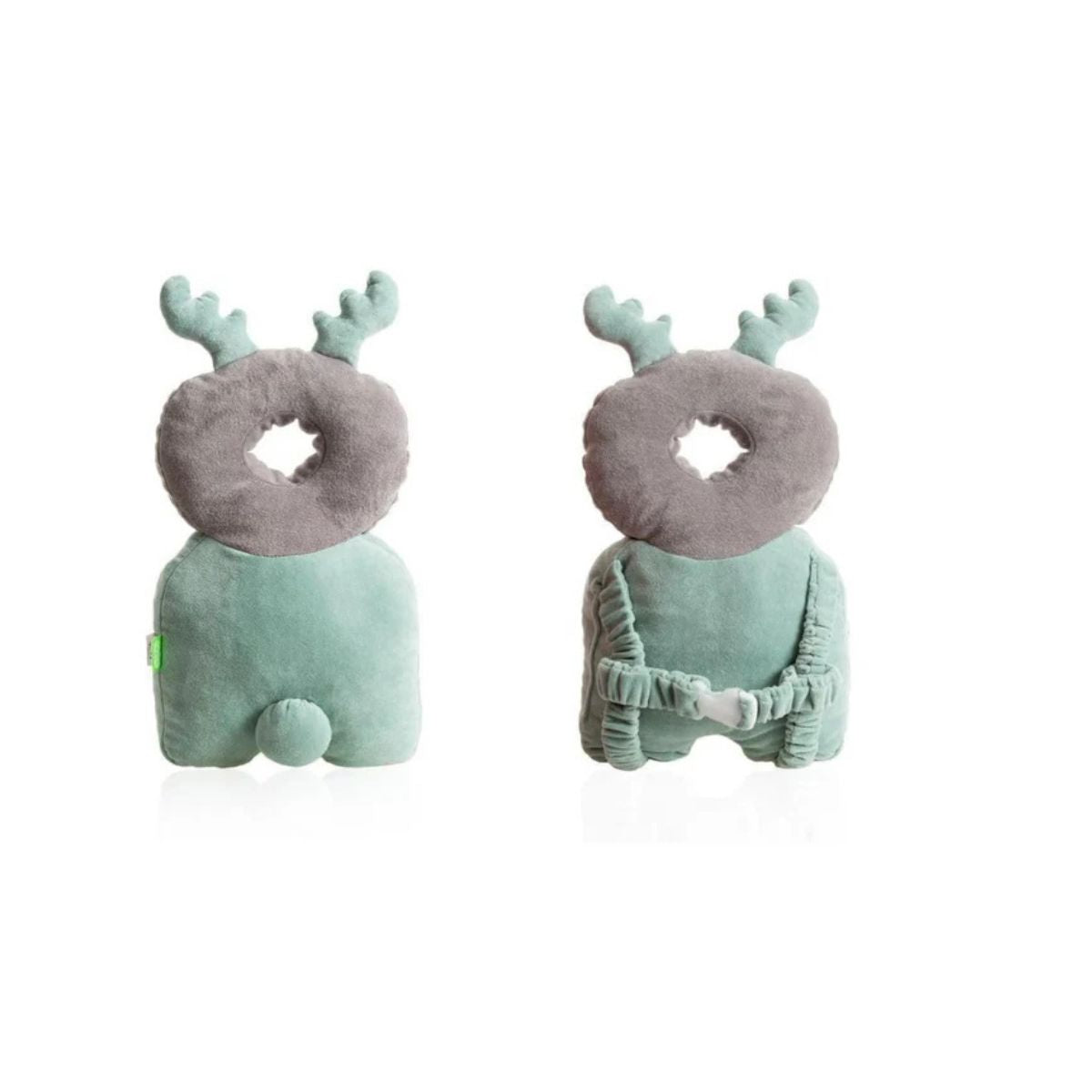 Protector De Cabeza Con Arnés | Verde Babyjem