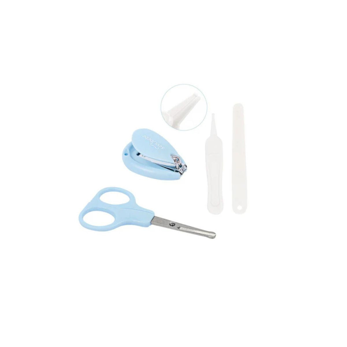 Set De Manicure Tijeras y Cortaúñas | Azul Sevibebe