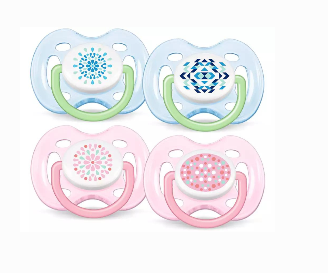 Chupones Ventilados Decorados 0-6 M Avent