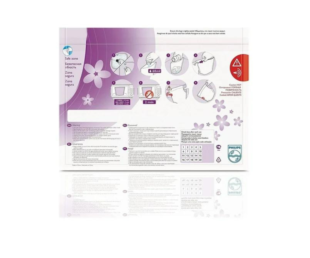 Bolsas Esterilizacion De Microondas Avent