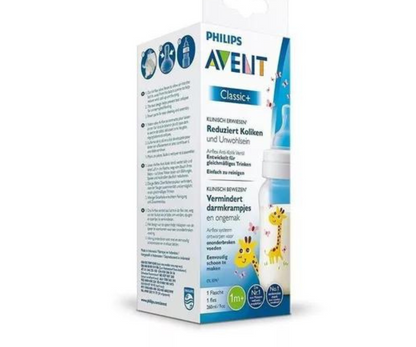 Biberon Clasico Plus 9 Oz Decorado Avent