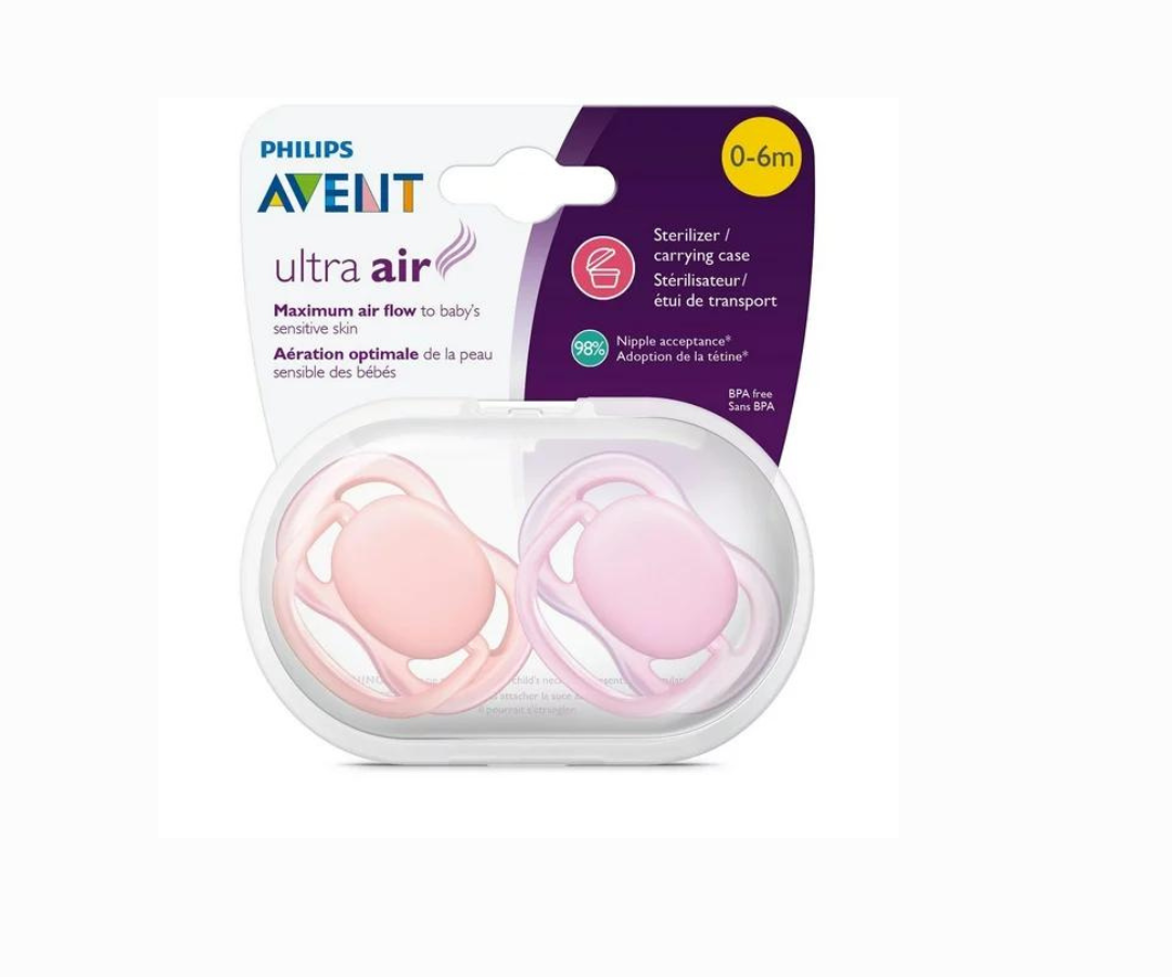 Chupon Ultra Air 6 18 M Mixed X2 Avent