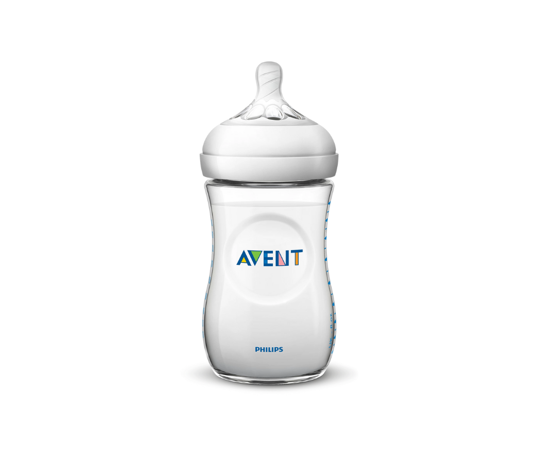 Biberón Nat. 260 Ml Transparente Avent