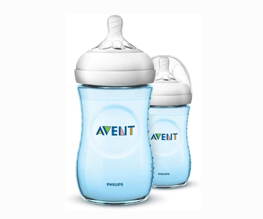 Biberon Natural X 2 Azul 9 Oz Avent