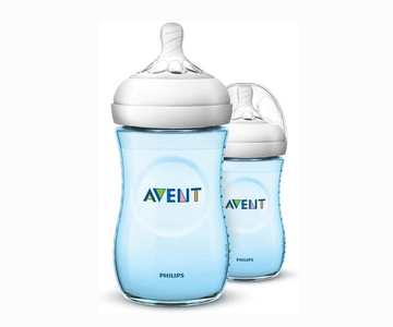 Biberon Natural X 2 Azul 9 Oz Avent