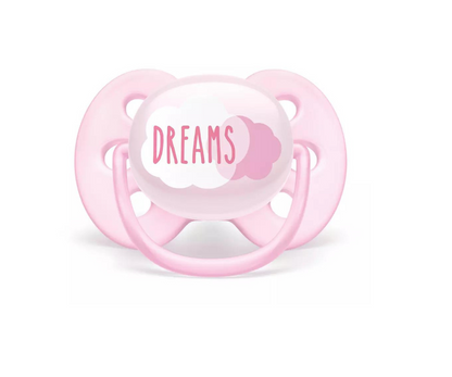 Pacificador Ultra Soft de 0 a 6 Meses  Dreams Girl x1 Avent