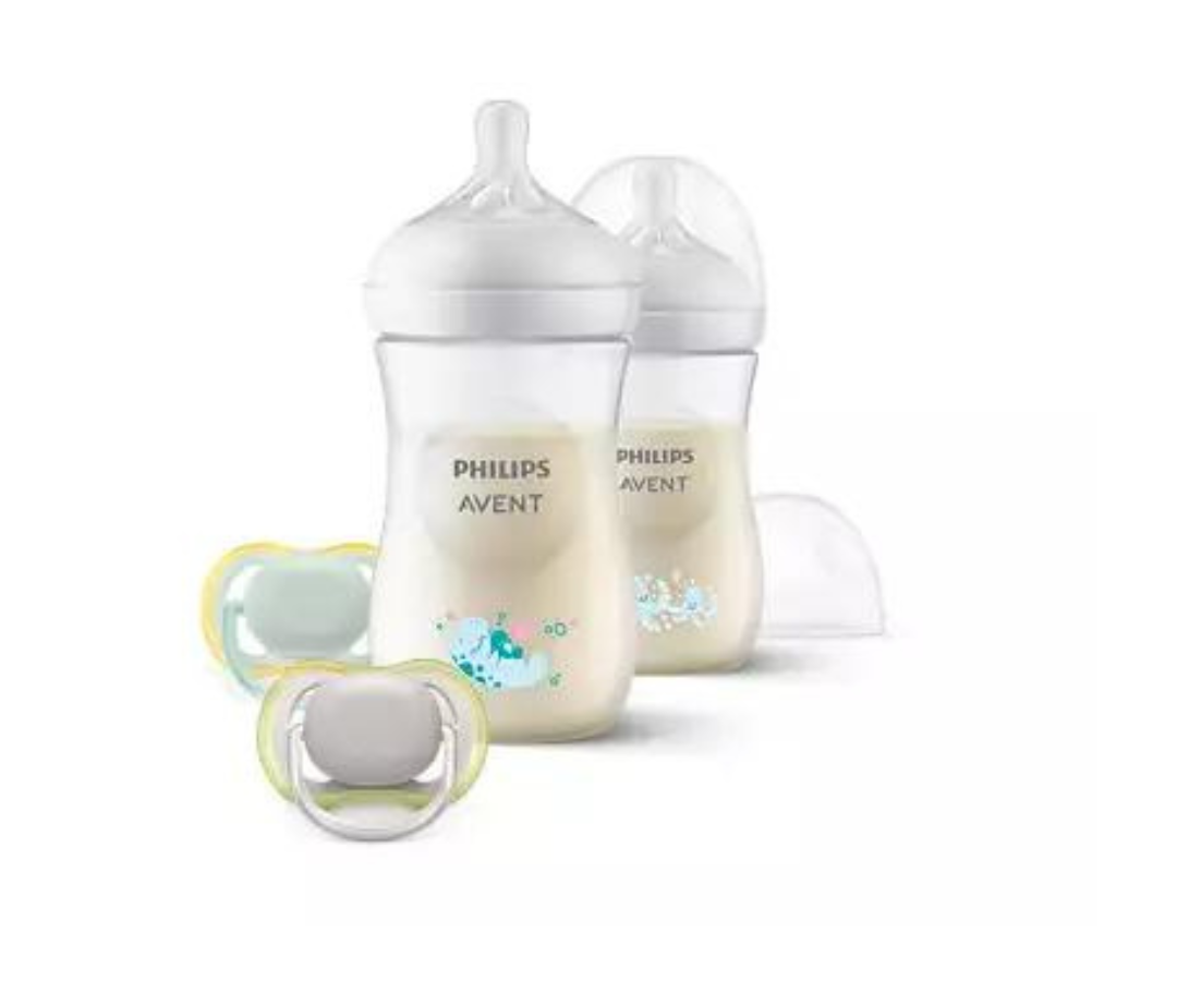 Set Nat Response X 2 Bib Y Tetina   9 Oz Avent