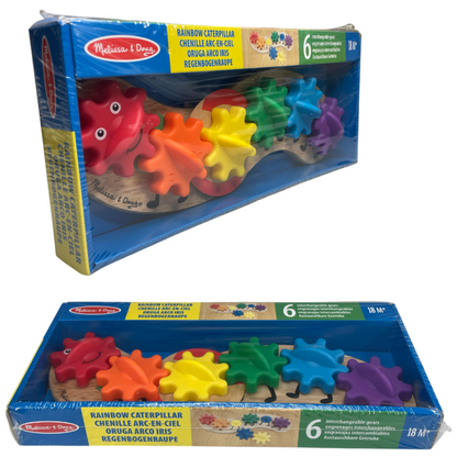 Oruga de engranajes arcoíris