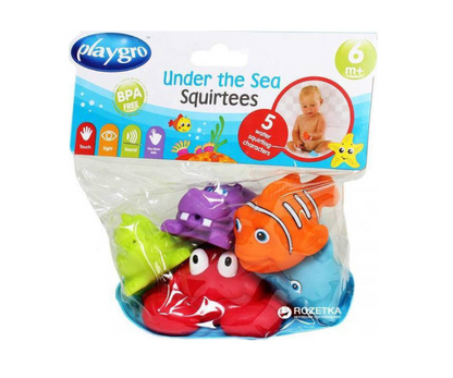 Juguetes Marinos Para Baño Playgro