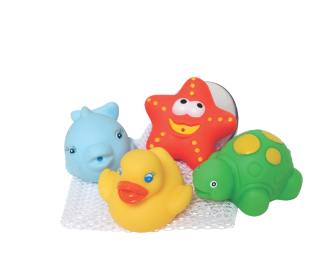 Juguetes De Baño Con Bolsa Playgro
