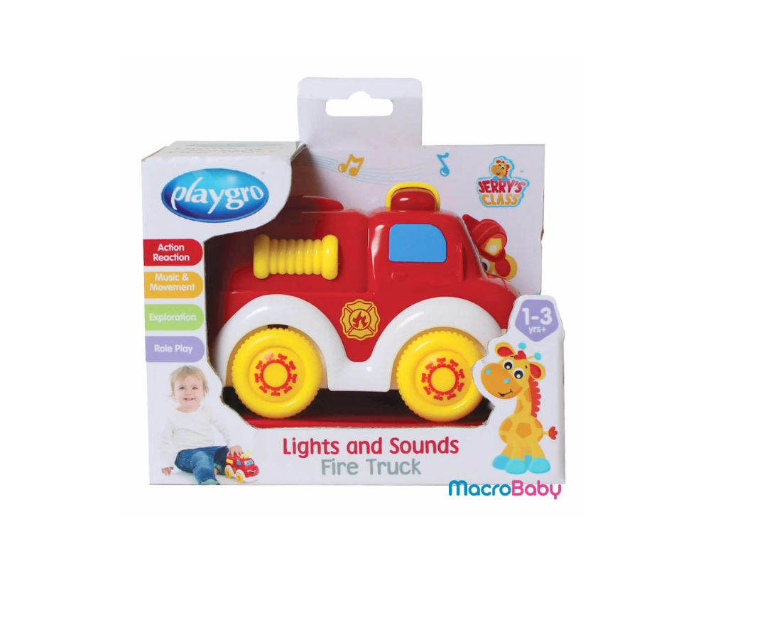 Carro Bomberos Luz Y Sonido Playgro