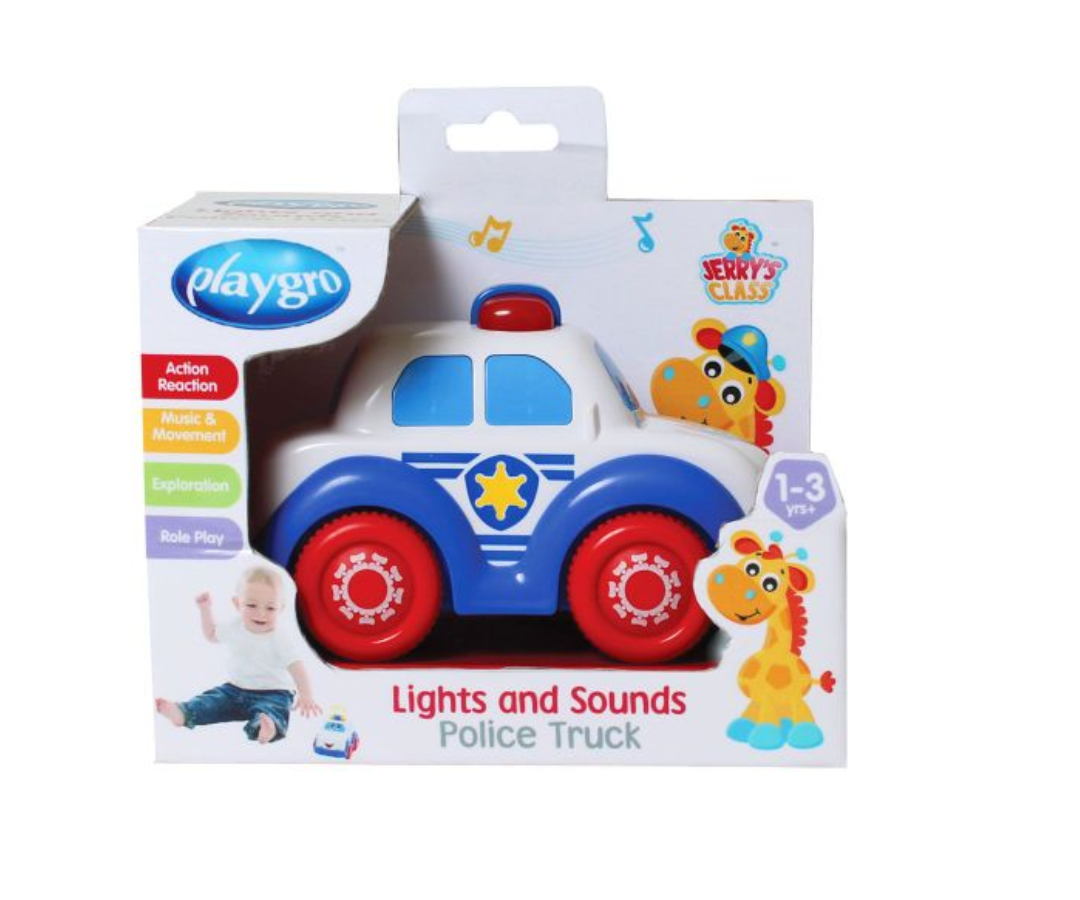 Carro Policia Luz Y Sonido Playgro