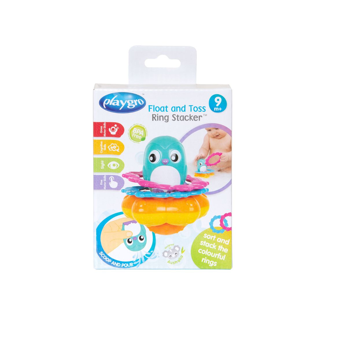 Apilador De Anillos Flotantes Playgro