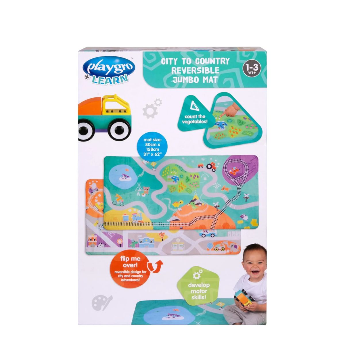 Alfombra Reversible Jumbo Playgro