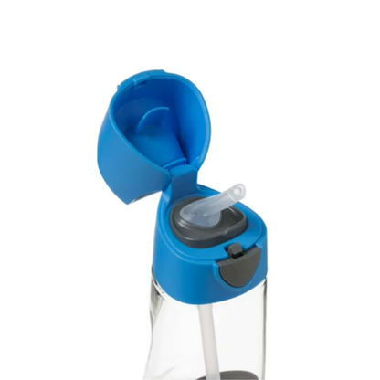 Botella Con Sorbete Tritan 450Ml | Blue Slate BBOX
