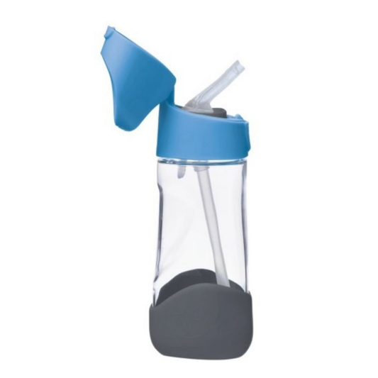 Botella Con Sorbete Tritan 450Ml | Blue Slate BBOX