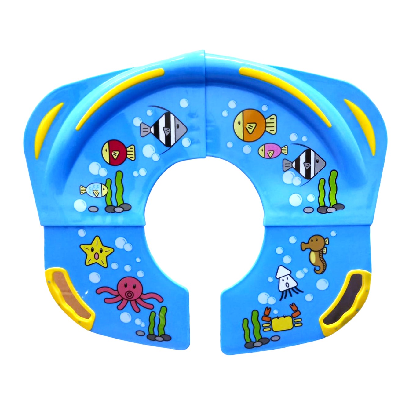 Adaptador para inodoro portátil azul