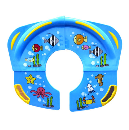 Adaptador para inodoro portátil azul