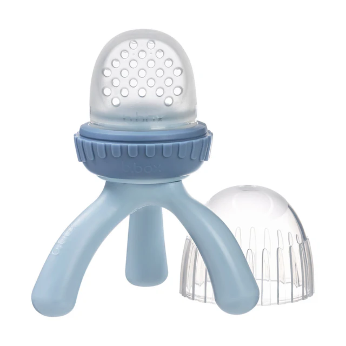 Alimentador De Fruta Con Tapa | Lullaby Blue BBOX