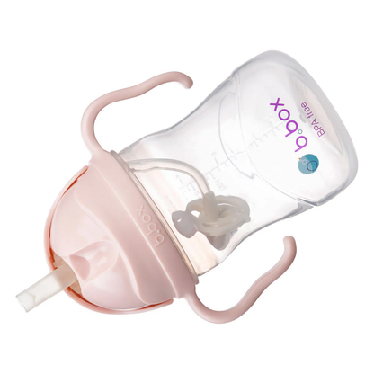 Vaso Con Sorbete Flexible Pesa y Asas | Blush BBOX