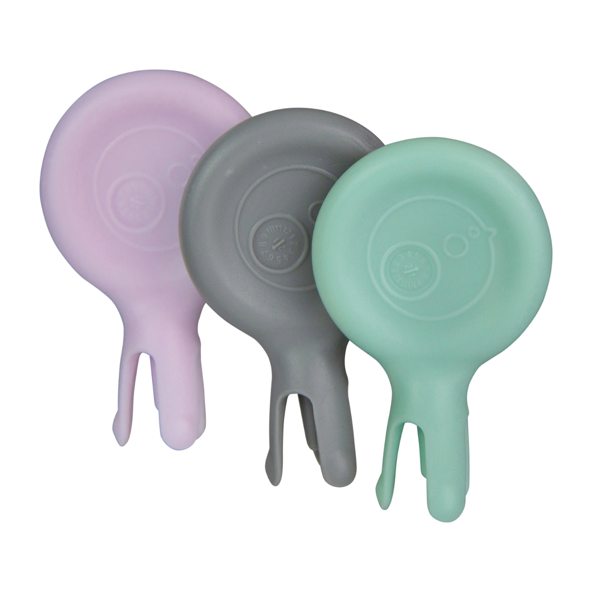 Mini Tenedor Blw 3Pk | Pastel-Sage/Silver/Pink BBOX