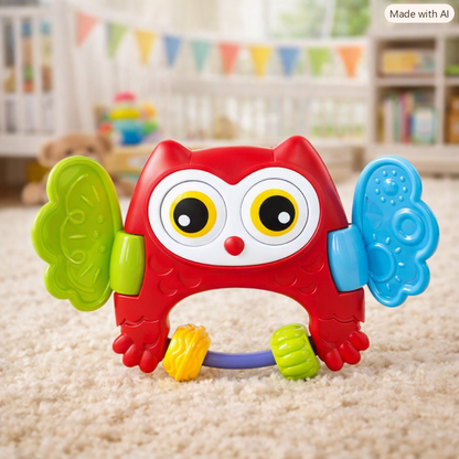 Sonajero Peekaboo Owl 3m