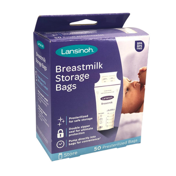 Bolsas para almacenar leche x 50