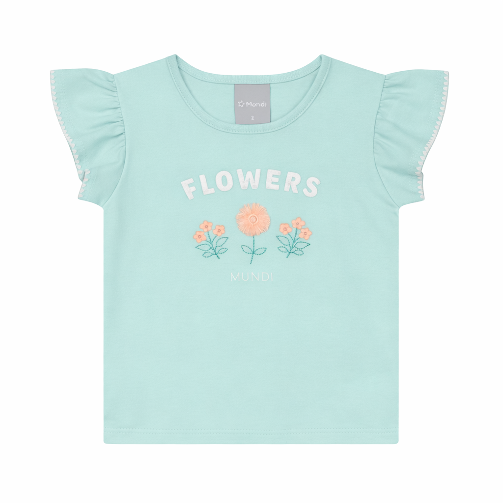 Blusa y Shorts Nena | Azul Blanco - Mundi