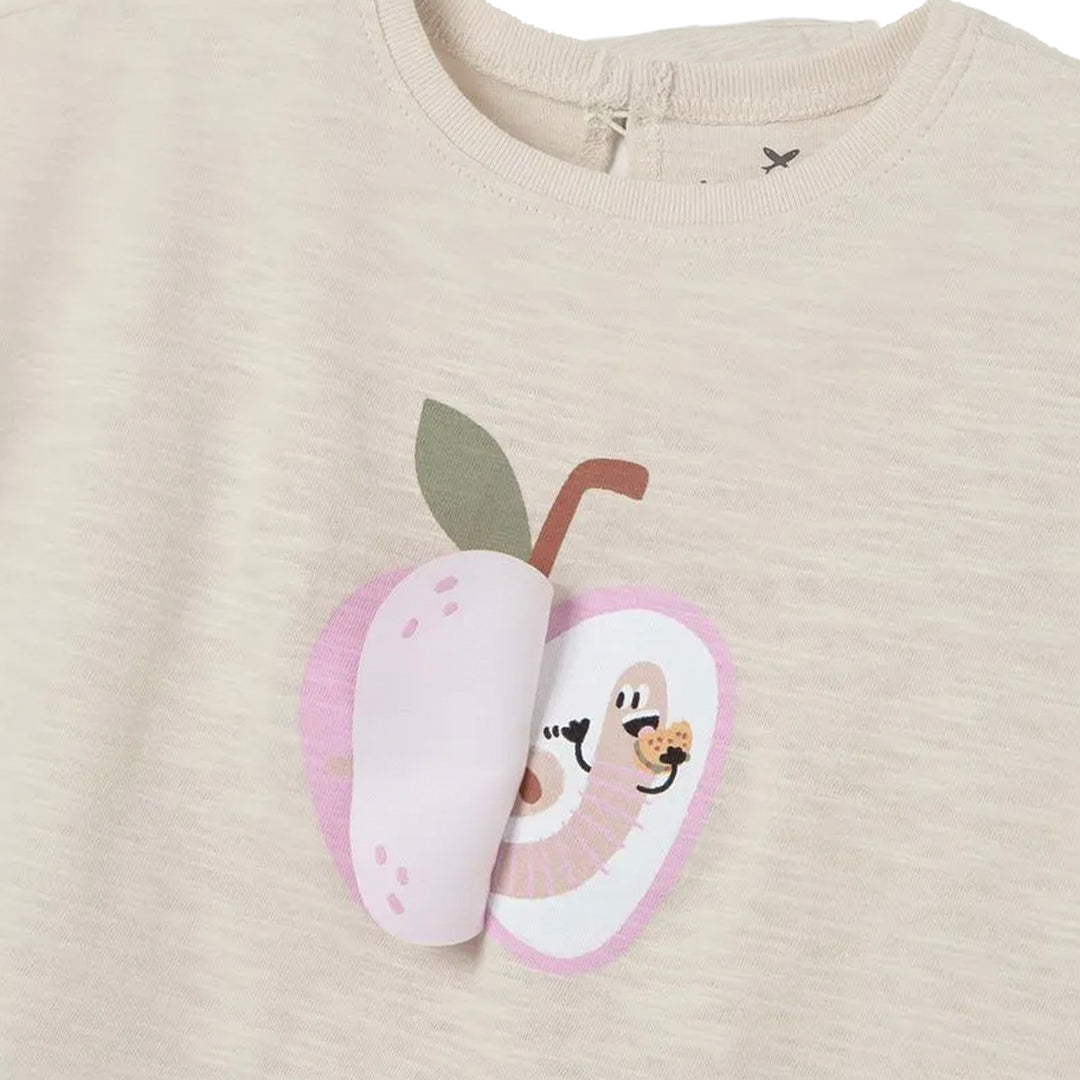 Blusa manga corta manzana