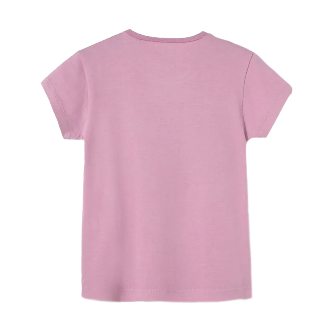 Blusa manga corta rosa