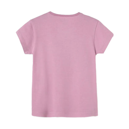 Blusa manga corta rosa