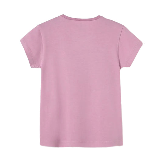 Blusa manga corta rosa