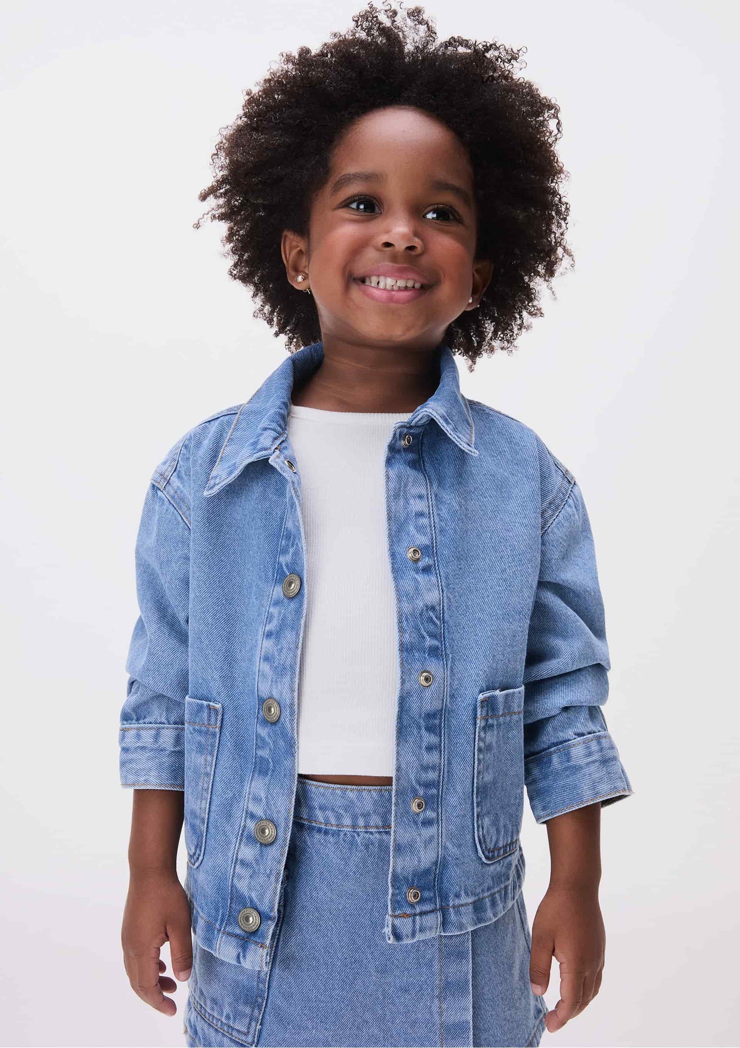 Chaqueta jean para niña