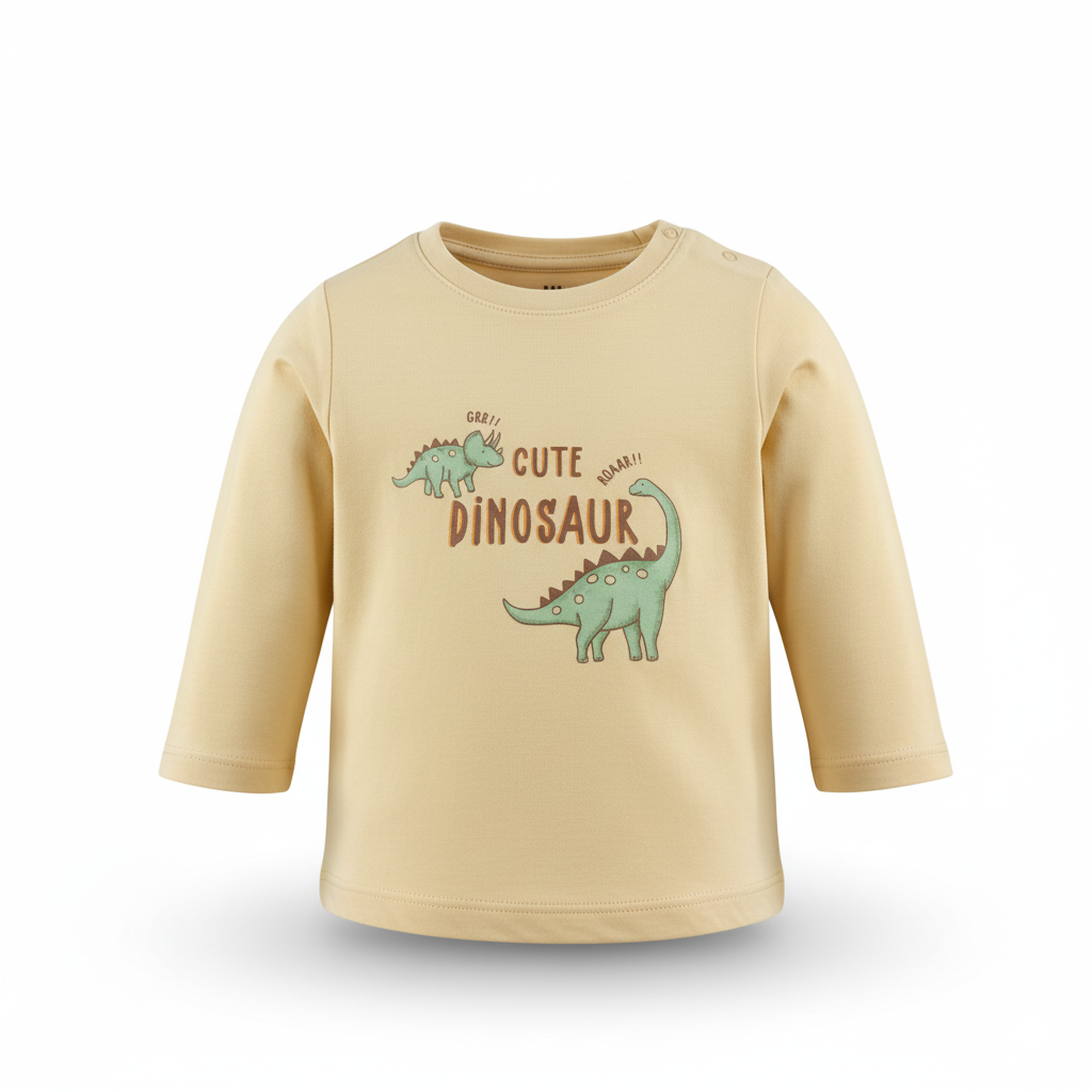 Camiseta manga larga - Cute Dino