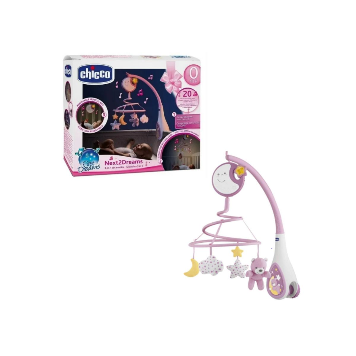 Móvil Musical Para Cuna | Rosa Chicco