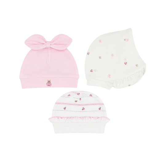 Set 3 Gorros Algodón