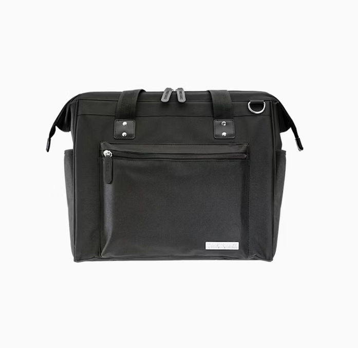 Bolso pañalera negra Twistshake