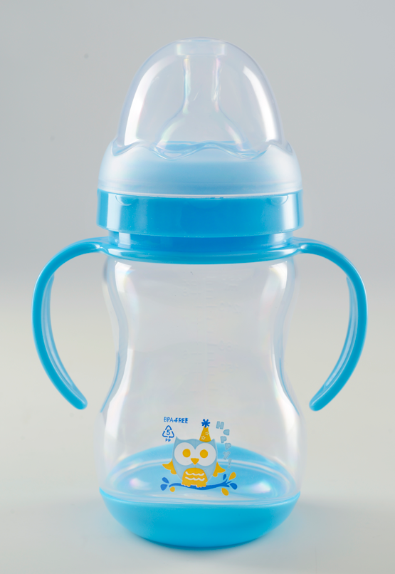 Biberon boca ancha con agarradera 250 ml