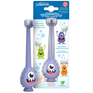 Cepillo de dientes inicial monster purple