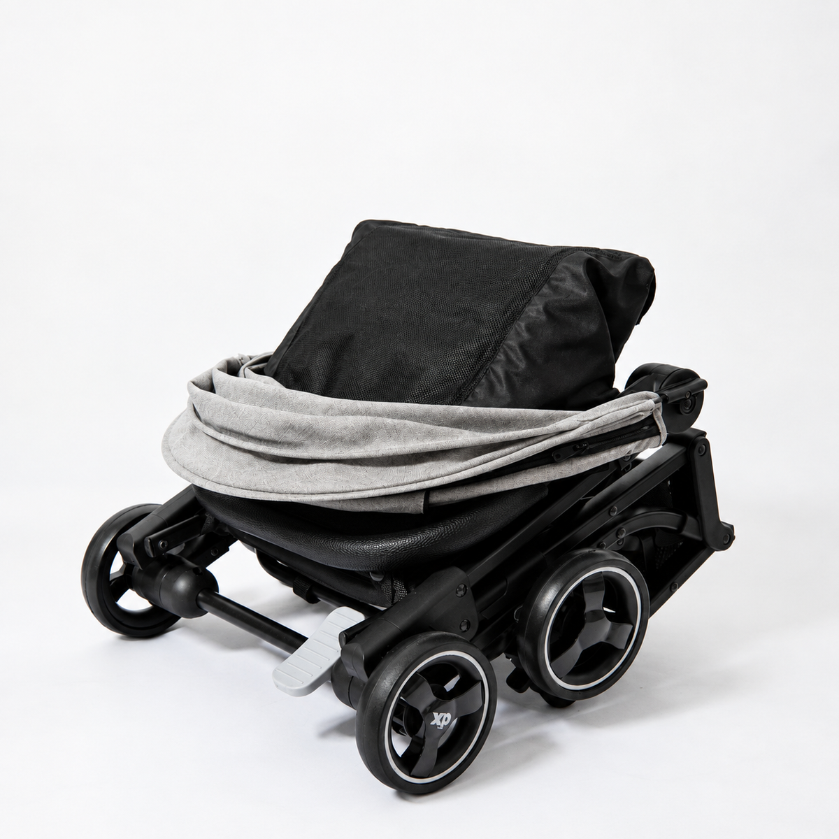 Stroller bristol I| black gray born dlx