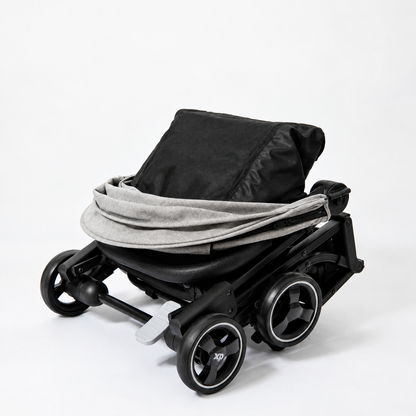Stroller bristol I| black gray born dlx