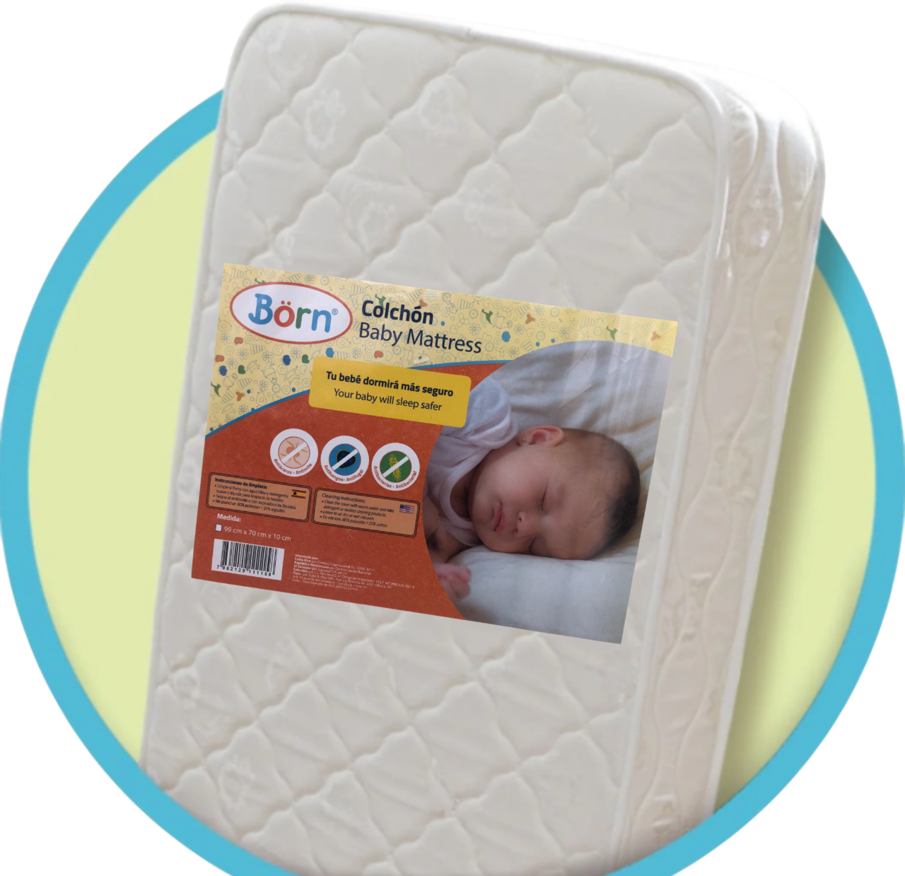 Colchón para corral  99x70cm