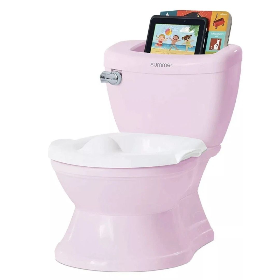 Bacinilla blanca con adaptador y organizador