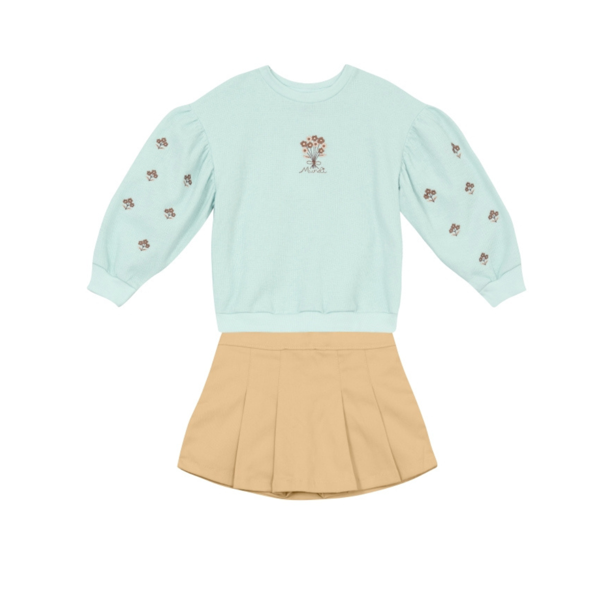 Blusón Y Shorts Falda Nena