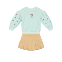 Blusón Y Shorts Falda Nena