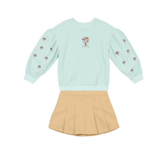 Blusón Y Shorts Falda Nena