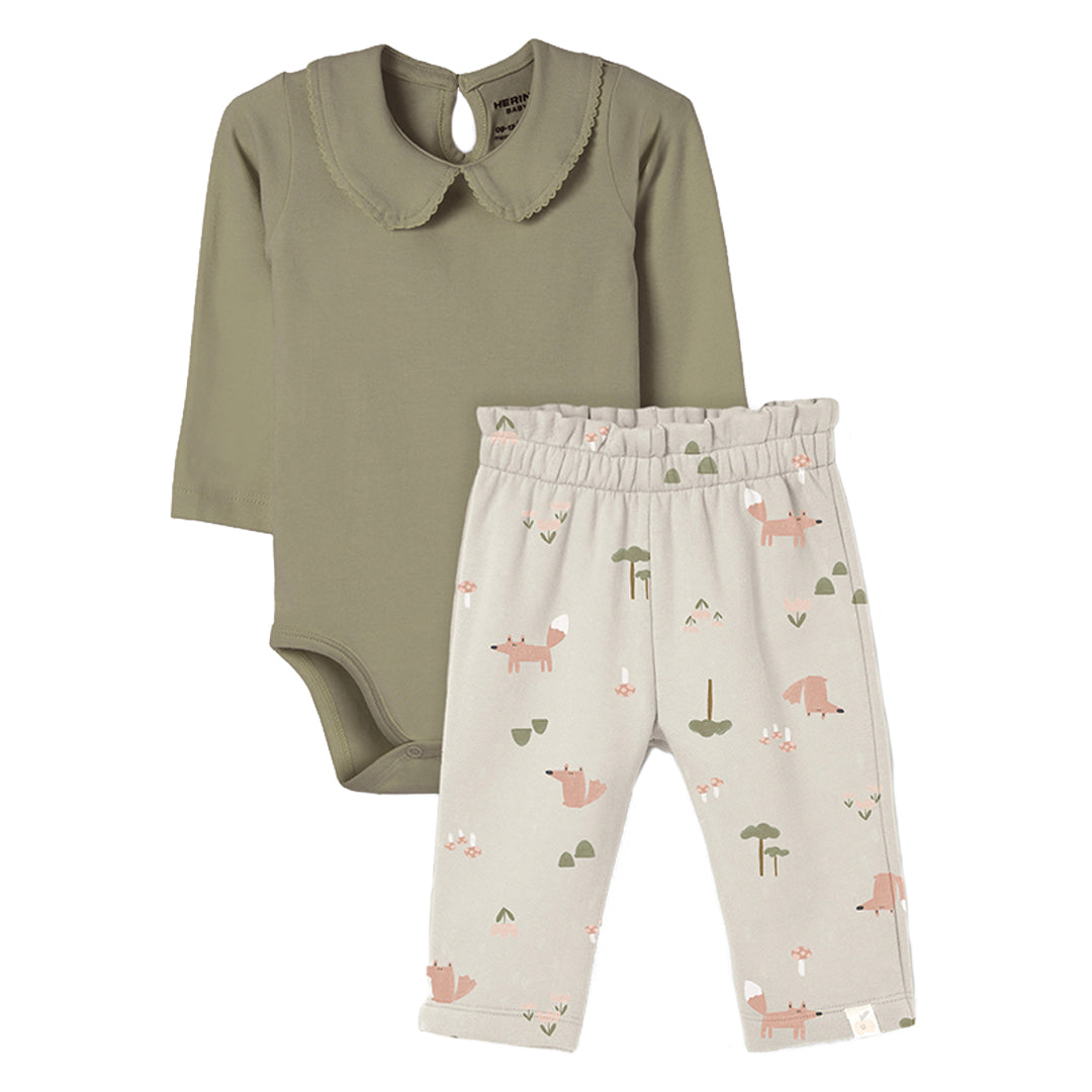 Conjunto 2 piezas body y pantalón