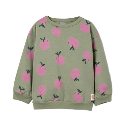 Conjunto de niña con sudadera de felpa