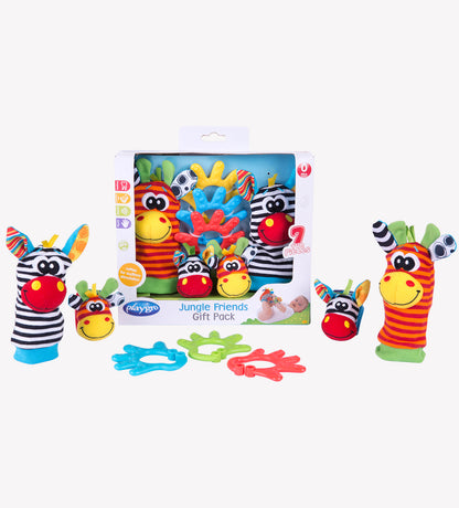 Set de regalo sonajero Jungle Friends