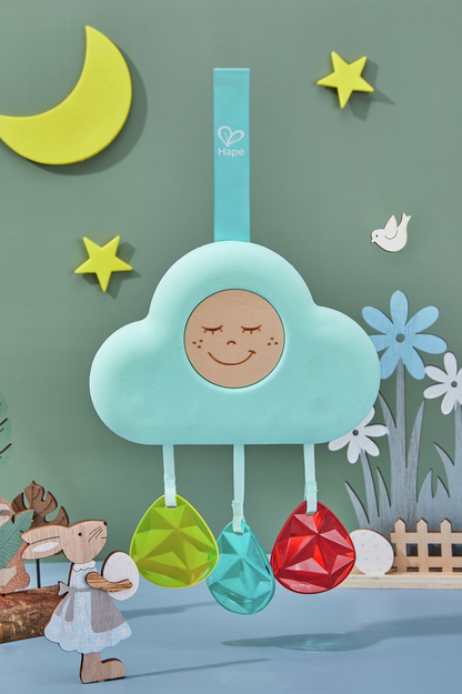 Móvil nube musical con luz